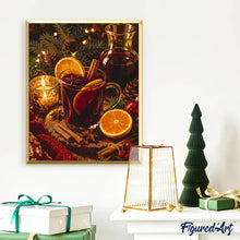 Carica l'immagine nel visualizzatore di Gallery, Dipingere con i numeri - Vin Brulé a Natale