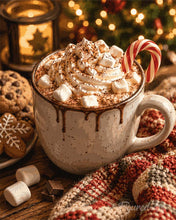 Carica l'immagine nel visualizzatore di Gallery, Dipingere con i numeri - Cioccolata calda a Natale Figured'Art