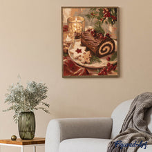 Carica l'immagine nel visualizzatore di Gallery, Dipingere con i numeri - Tronchetto di Natale