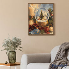 Carica l'immagine nel visualizzatore di Gallery, Dipingere con i numeri - Palla di neve di Natale