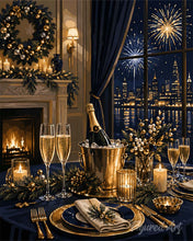 Carica l'immagine nel visualizzatore di Gallery, Dipingere con i numeri - Elegante cena di capodanno Figured'Art
