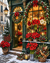 Carica l'immagine nel visualizzatore di Gallery, Dipingere con i numeri - Fioreria a Natale Figured'Art