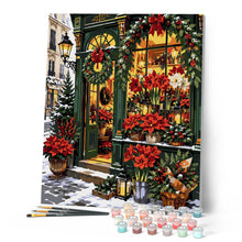Carica l'immagine nel visualizzatore di Gallery, Dipingere con i numeri - Fioreria a Natale