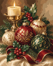 Carica l'immagine nel visualizzatore di Gallery, Dipingere con i numeri - Decorazioni natalizie festive Figured'Art