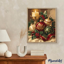 Carica l'immagine nel visualizzatore di Gallery, Dipingere con i numeri - Decorazioni natalizie festive