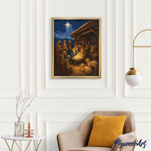 Carica l'immagine nel visualizzatore di Gallery, Dipingere con i numeri - Presepe di Natale