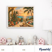 Carica l'immagine nel visualizzatore di Gallery, Dipingere con i numeri - Natale sull'oceano
