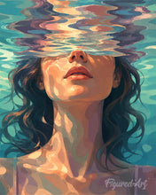 Carica l'immagine nel visualizzatore di Gallery, Dipingere con i numeri - Il velo dell'acqua Figured'Art