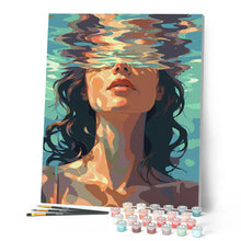 Carica l'immagine nel visualizzatore di Gallery, Dipingere con i numeri - Il velo dell'acqua