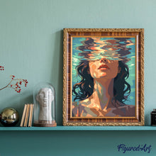 Carica l'immagine nel visualizzatore di Gallery, Dipingere con i numeri - Il velo dell'acqua