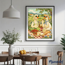 Carica l'immagine nel visualizzatore di Gallery, Dipingere con i numeri - Picnic delle Anatre