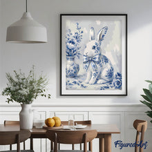 Carica l'immagine nel visualizzatore di Gallery, Dipingere con i numeri - Coniglietto stile Delft