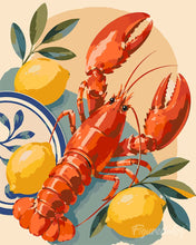 Carica l'immagine nel visualizzatore di Gallery, Dipingere con i numeri - Aragosta e Limoni Figured'Art