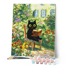 Carica l'immagine nel visualizzatore di Gallery, Dipingere con i numeri - Lettore nel Giardino di Monet