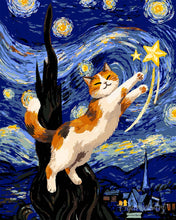 Carica l'immagine nel visualizzatore di Gallery, Dipingere con i numeri - Meraviglia della Notte Stellata Figured'Art