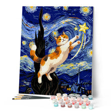 Carica l'immagine nel visualizzatore di Gallery, Dipingere con i numeri - Meraviglia della Notte Stellata