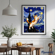 Carica l'immagine nel visualizzatore di Gallery, Dipingere con i numeri - Meraviglia della Notte Stellata
