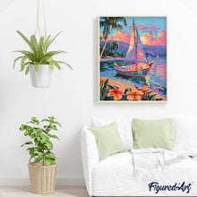 Carica l'immagine nel visualizzatore di Gallery, Dipingere con i numeri - Paradiso del marinaio