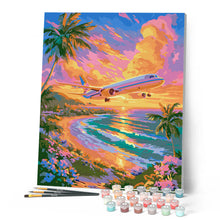 Carica l'immagine nel visualizzatore di Gallery, Dipingere con i numeri - In volo verso Phuket