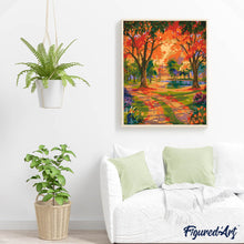 Carica l'immagine nel visualizzatore di Gallery, Dipingere con i numeri - Sentiero d’autunno incantato