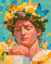 Carica l'immagine nel visualizzatore di Gallery, Dipingere con i numeri - David in fiore Figured'Art