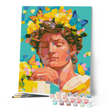 Carica l'immagine nel visualizzatore di Gallery, Dipingere con i numeri - David in fiore