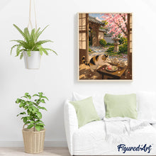Carica l'immagine nel visualizzatore di Gallery, Dipingere con i numeri - Tè ai fiori di ciliegio