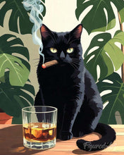 Carica l'immagine nel visualizzatore di Gallery, Dipingere con i numeri - Baffi e whisky Figured'Art