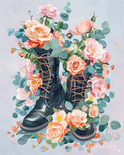 Carica l'immagine nel visualizzatore di Gallery, Dipingere con i numeri - Scalini in fiore Figured'Art