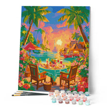 Carica l'immagine nel visualizzatore di Gallery, Dipingere con i numeri - Oasi estiva a Phuket