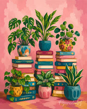 Carica l'immagine nel visualizzatore di Gallery, Dipingere con i numeri - Libreria botanica Figured'Art