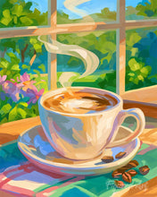 Carica l'immagine nel visualizzatore di Gallery, Dipingere con i numeri - Caffè e sole Figured'Art