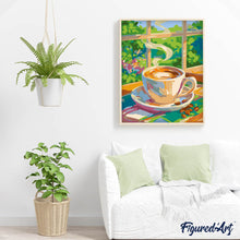 Carica l'immagine nel visualizzatore di Gallery, Dipingere con i numeri - Caffè e sole