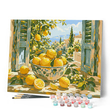 Carica l'immagine nel visualizzatore di Gallery, Dipingere con i numeri - Limoni toscani