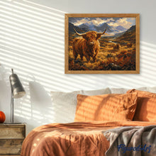 Carica l'immagine nel visualizzatore di Gallery, Dipingere con i numeri - Mandria di Highland cow nella Valle
