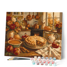 Carica l'immagine nel visualizzatore di Gallery, Dipingere con i numeri - Cucina d'Autunno con Torte Casalinghe