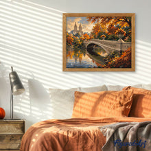 Carica l'immagine nel visualizzatore di Gallery, Dipingere con i numeri - Central Park in Autunno con il Bow Bridge