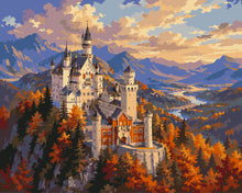 Carica l'immagine nel visualizzatore di Gallery, Dipingere con i numeri - Castello di Neuschwanstein in Autunno Figured'Art