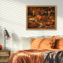 Carica l'immagine nel visualizzatore di Gallery, Dipingere con i numeri - Tavola del Thanksgiving a Lume di Candela