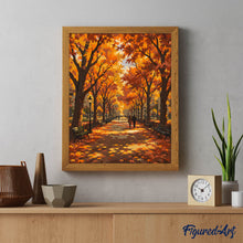 Carica l'immagine nel visualizzatore di Gallery, Dipingere con i numeri - Passeggiata Letteraria a Central Park in Autunno