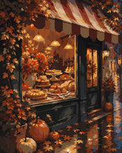 Carica l'immagine nel visualizzatore di Gallery, Dipingere con i numeri - Vetrina della Pasticceria in Autunno Figured'Art