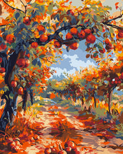 Carica l'immagine nel visualizzatore di Gallery, Dipingere con i numeri - Mele Rosse sull'Albero d'Autunno Figured'Art