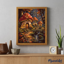 Carica l'immagine nel visualizzatore di Gallery, Dipingere con i numeri - Villaggio Incantato dei Funghi