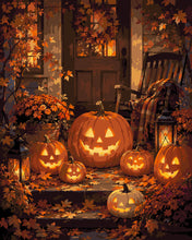 Carica l'immagine nel visualizzatore di Gallery, Dipingere con i numeri - Jack o Lantern sul Portico Figured'Art