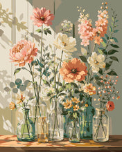 Carica l'immagine nel visualizzatore di Gallery, Dipingere con i numeri - Fiori di Campo in Vasetti Figured'Art