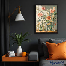 Carica l'immagine nel visualizzatore di Gallery, Dipingere con i numeri - Fiori di Campo in Vasetti