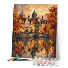 Carica l'immagine nel visualizzatore di Gallery, Dipingere con i numeri - Praga, Riflessi d'Autunno