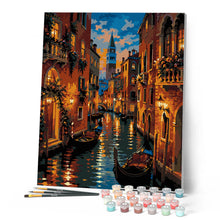 Carica l'immagine nel visualizzatore di Gallery, Dipingere con i numeri - Venezia in Gondola