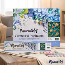 Carica l'immagine nel visualizzatore di Gallery, Dipingere con i numeri - Stagno di Koi e Fiori di Loto