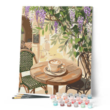 Carica l'immagine nel visualizzatore di Gallery, Dipingere con i numeri - Glicine e Caffè